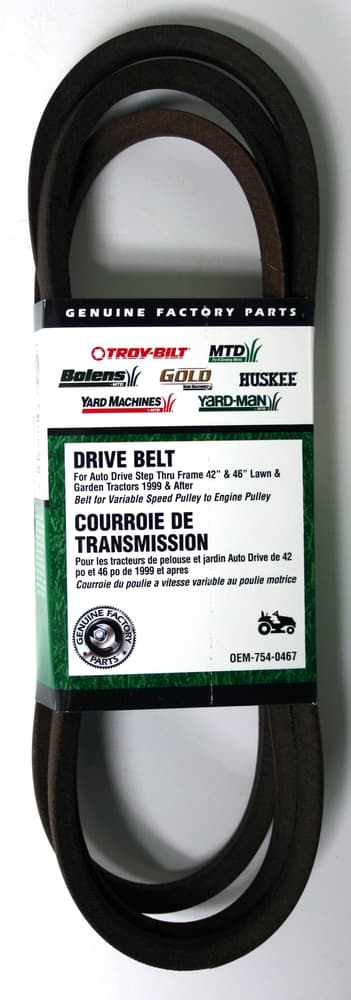 MTD Transmission Drive Replacement Belt for Autodrive Lawn Tractors, 42-in/46-in