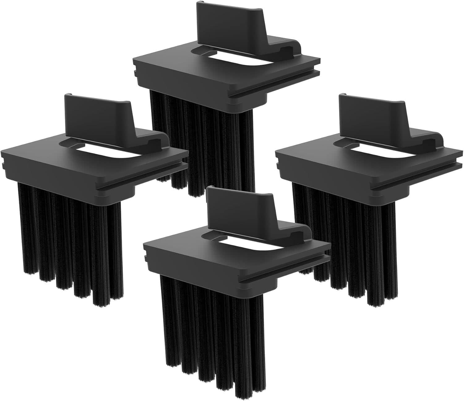 Worx Wheel Brush for Vision Cloud 2.0 2WD Models, 4pcs, Black