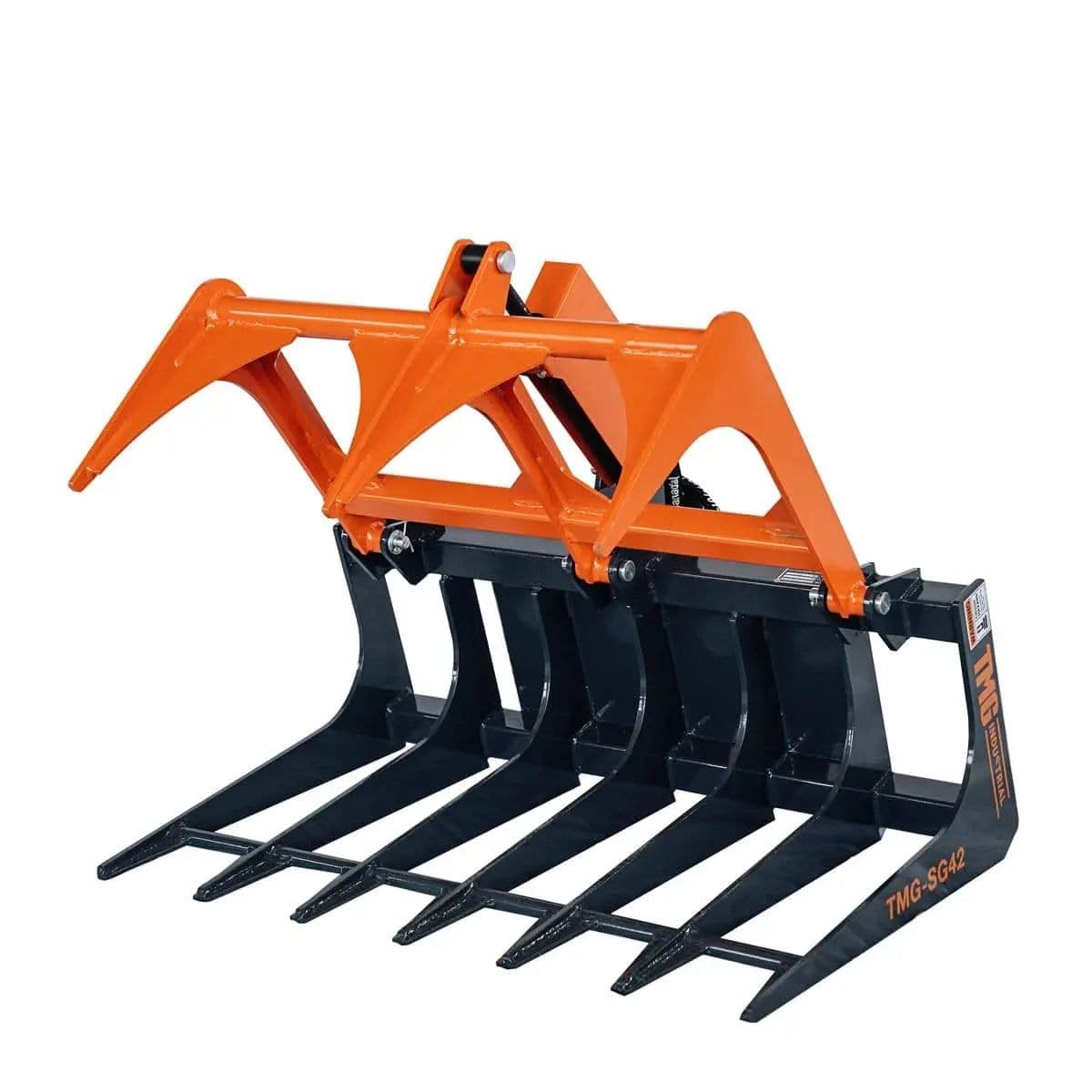 TMG Industrial Mini Skid Steer Skeleton Grapple, 42-in