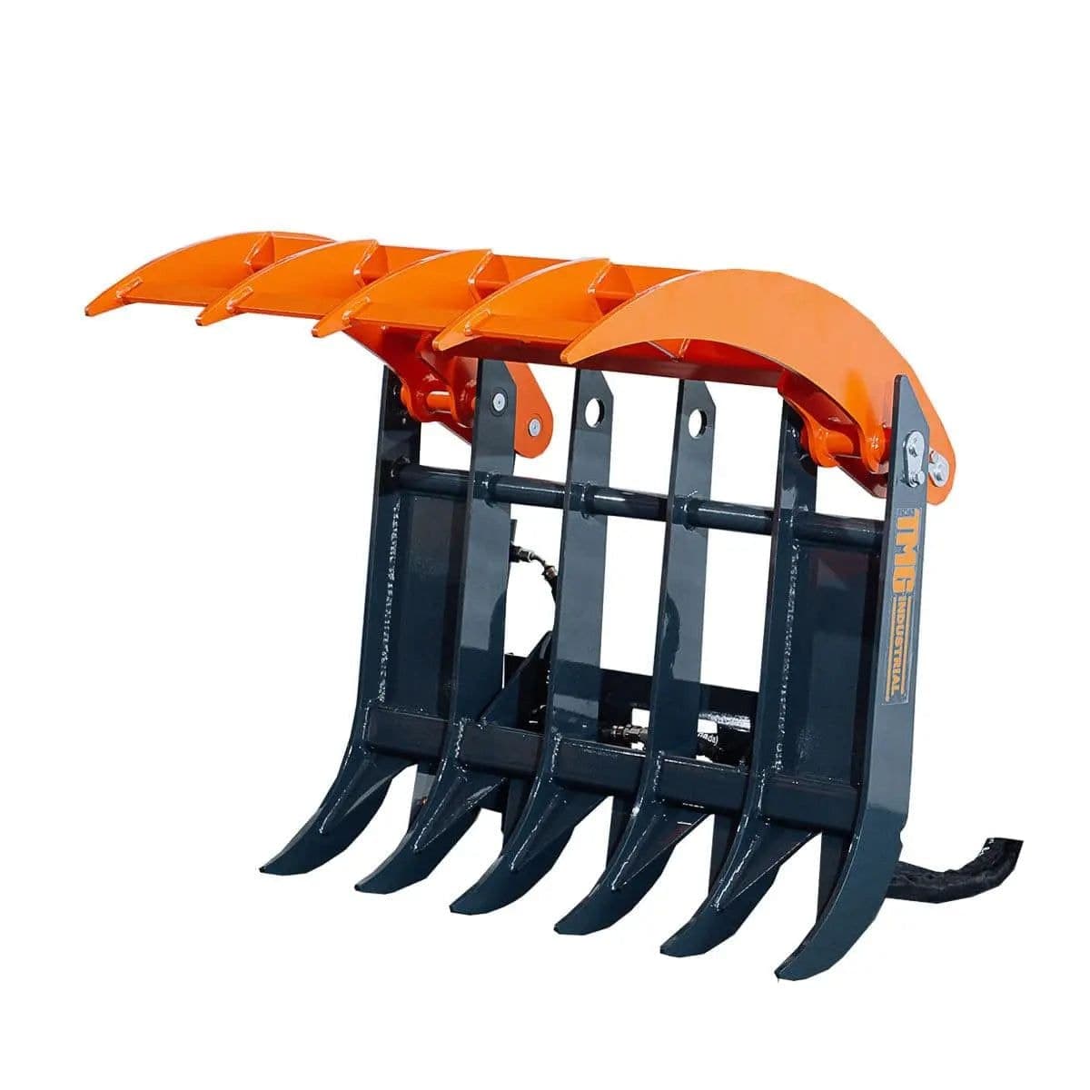 TMG Industrial Mini Skid Steer Rake Grapple, 35-in