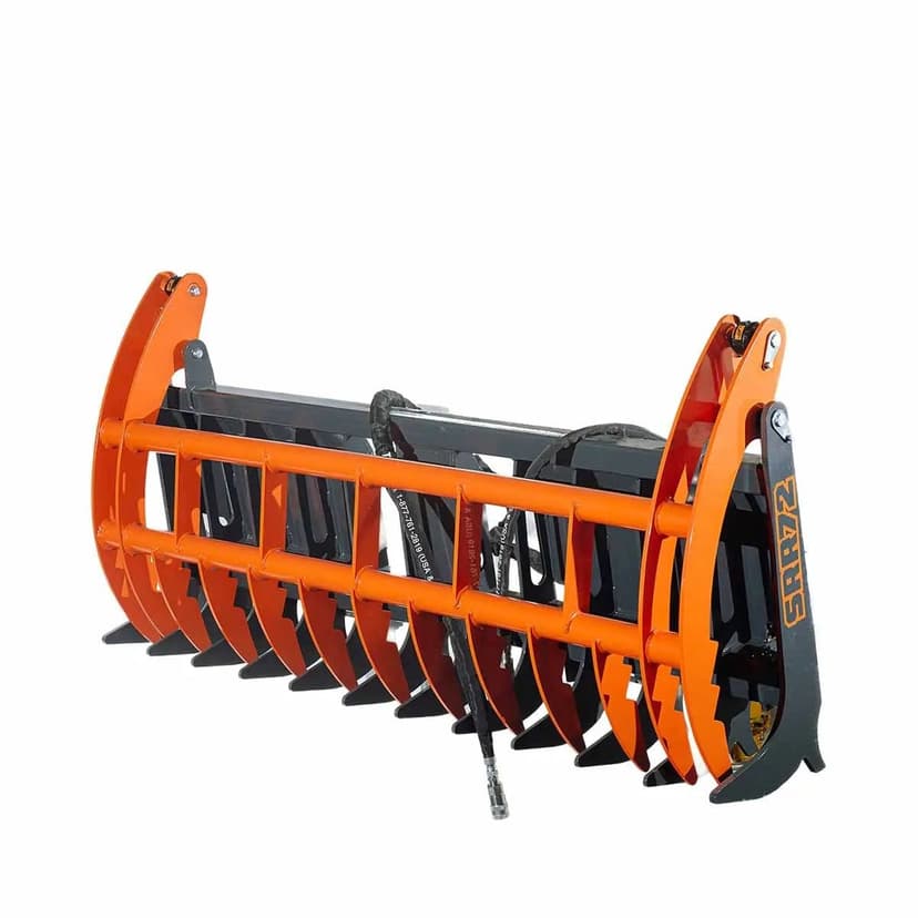 TMG Industrial Root Rake Grapple, 72-in