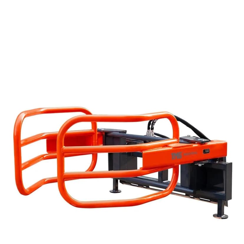 TMG Industrial Skid Steer Round Bale Gripper, 72-in