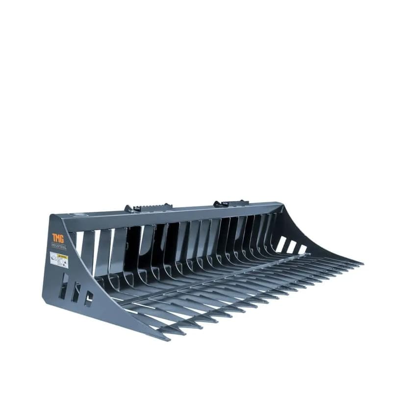 TMG Industrial Skid Steer Skeleton Bucket, 84-in