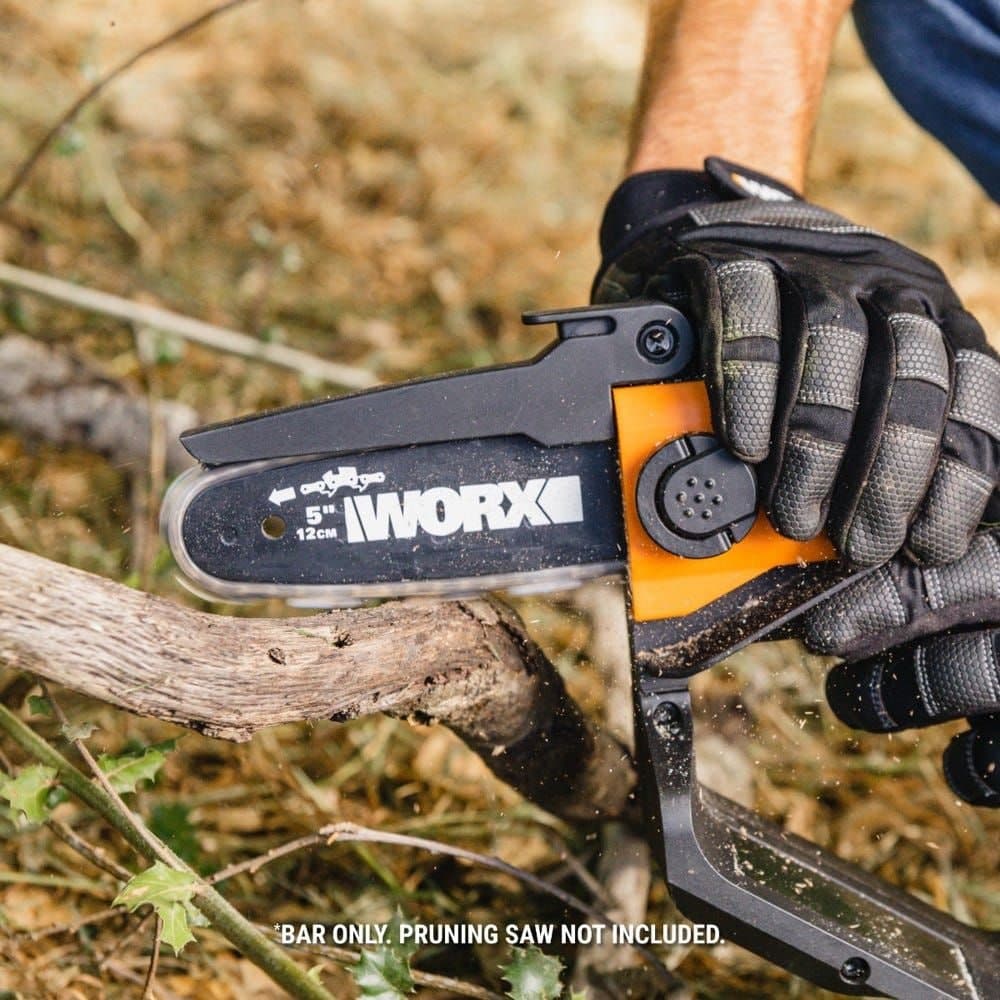 WORX WA0151 Replacement Chainsaw Bar for WG324, 28 Links, 5-in