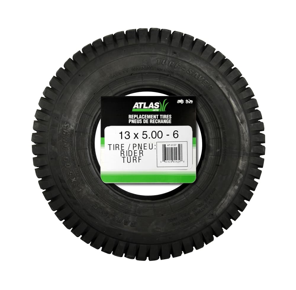 Atlas Lawn & Garden Tractor Replacement Tire, 13 x 5-6-in