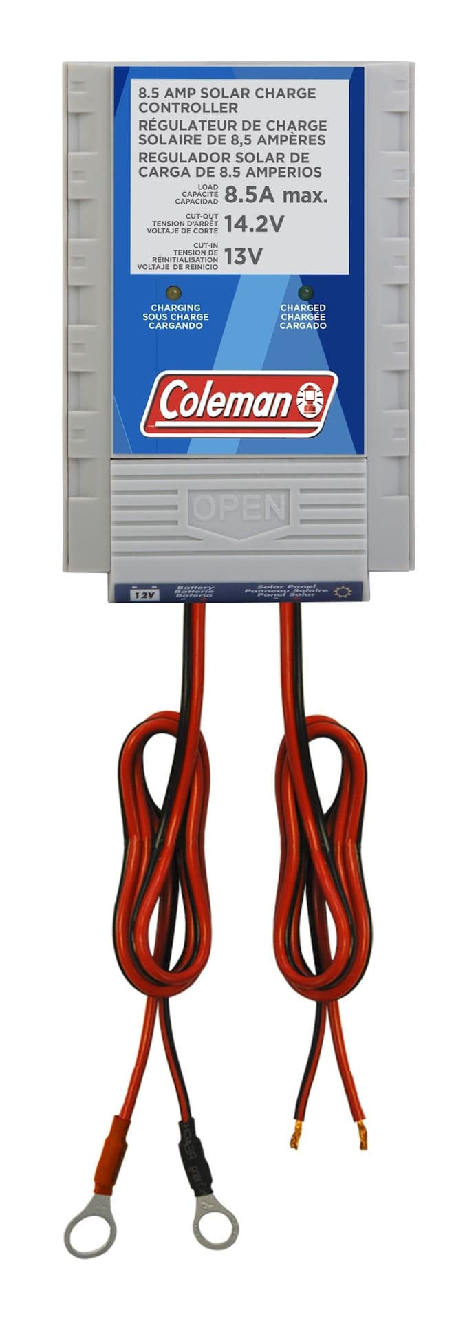 Coleman 8.5A, 12V Digital Solar Panel Charge Controller