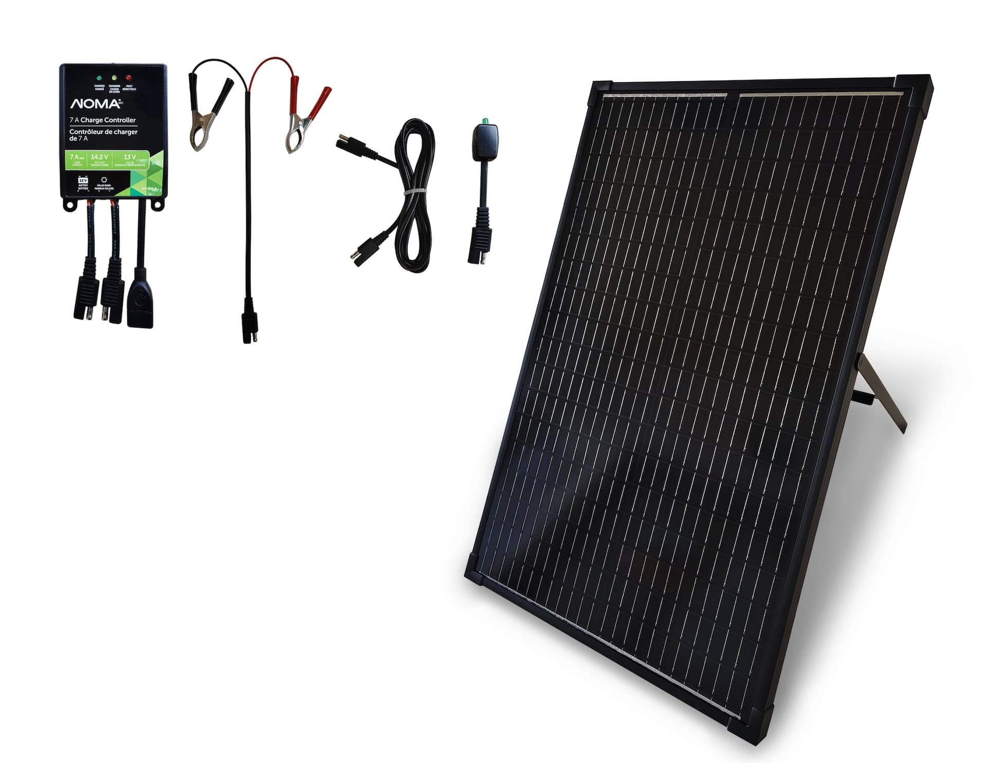 Noma 50W Weather-Resistant Crystalline Solar Panel