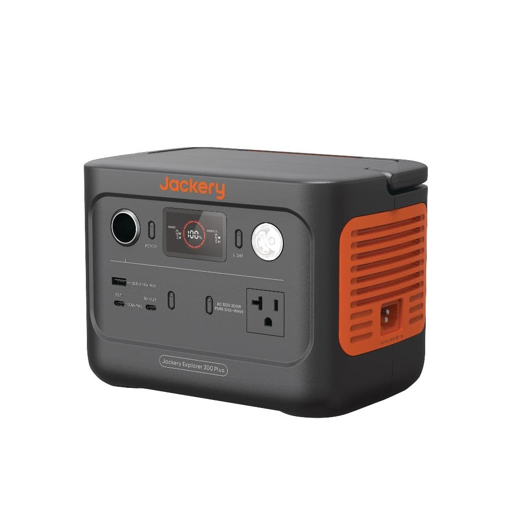Jackery Explorer 300 Plus 300/600W 288-Wh Portable Power Station with LiFePO4 Battery