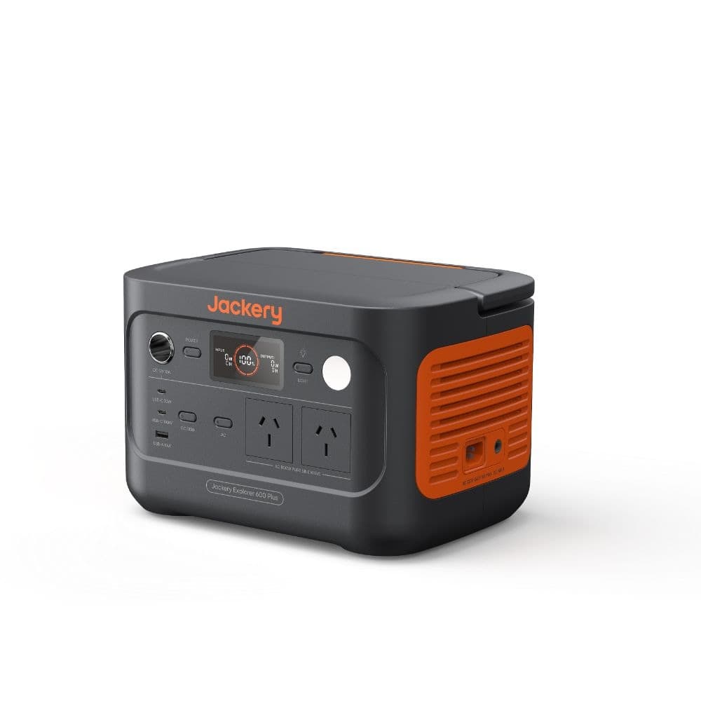 Jackery Explorer 600 Plus 800/1600W 632-Wh Portable Power Station with LiFePO4 Battery