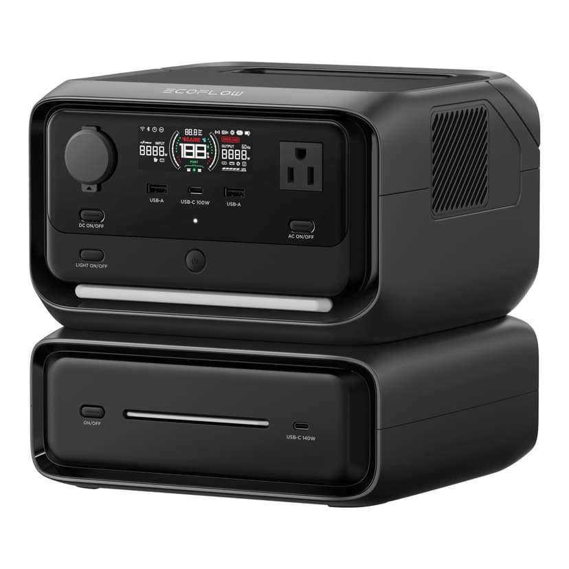 EcoFlow River 3 Max 600W/1200W/572Wh Power Station