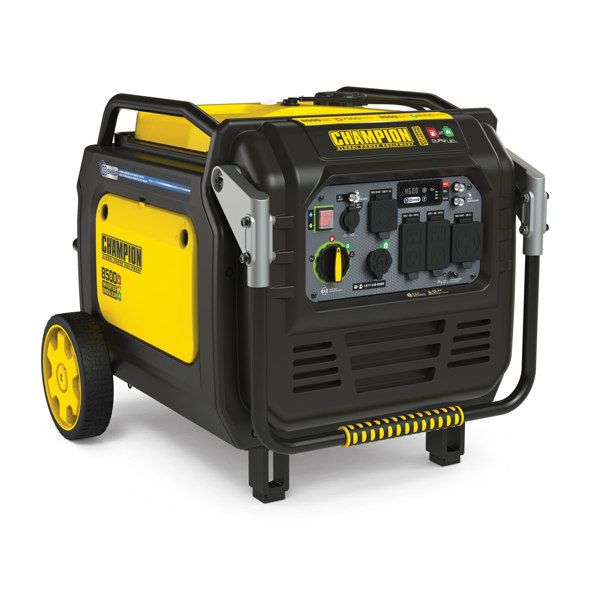 Champion Open Frame Dual Fuel Inverter Generator, 7000W/8500W