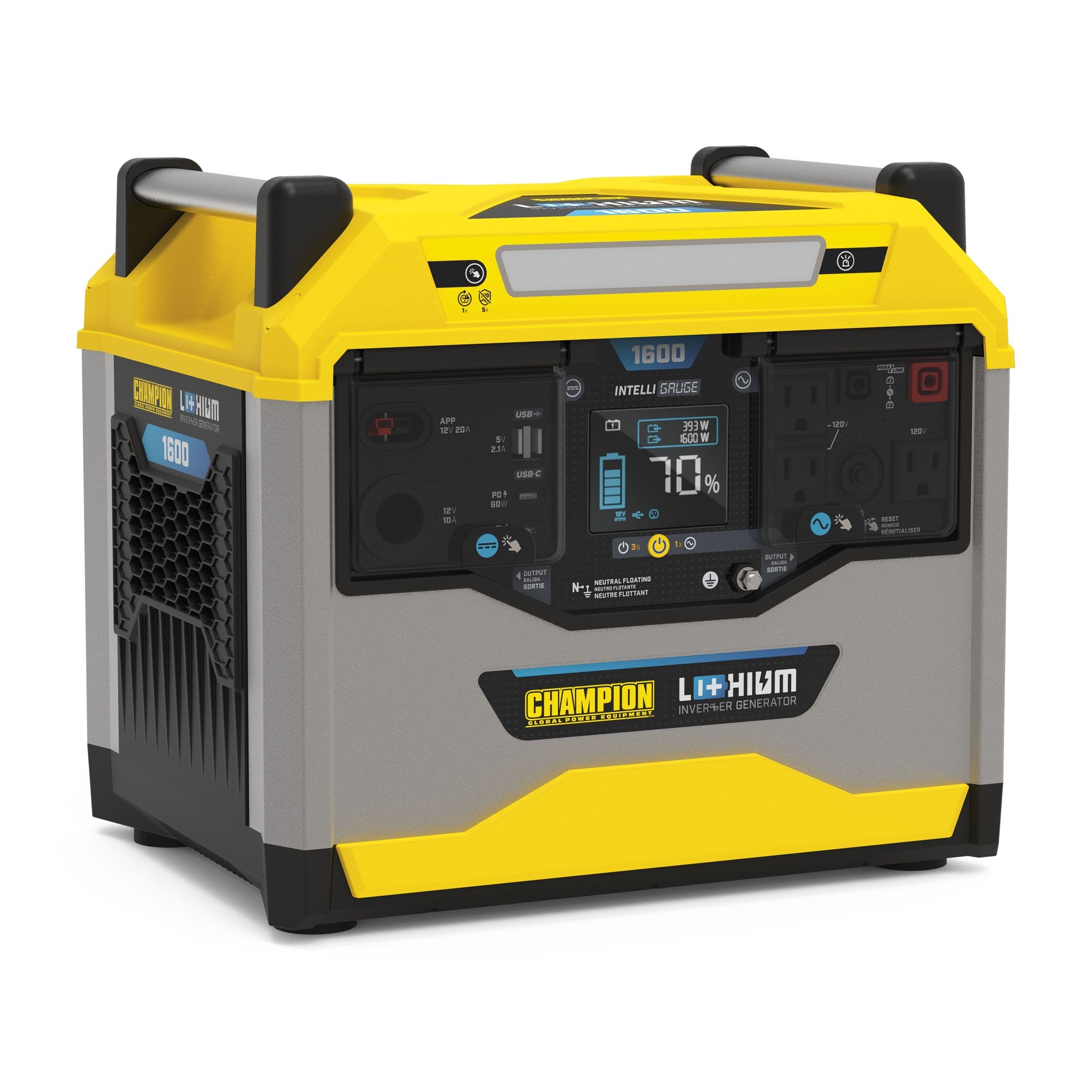 Champion 1638-Wh Lithium-ion Portable Power Station/Solar Generator/Backup Battery