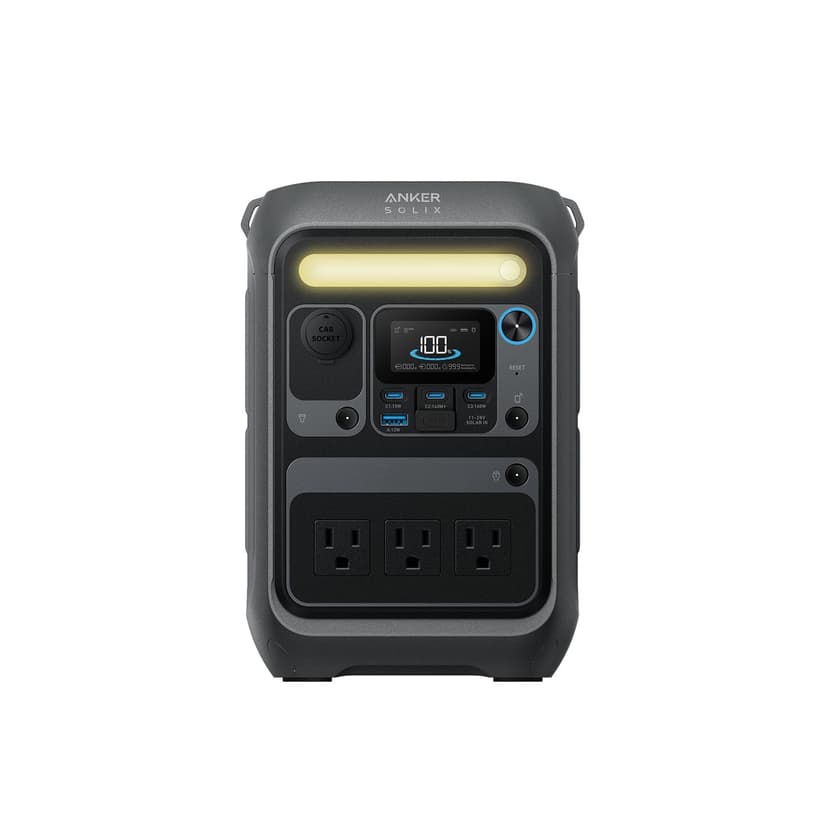 Anker SOLIX C300X 300W 288-Wh Portable Power Station with 140W 2-Way Fast Charging & Long-Lasting LFP Battery
