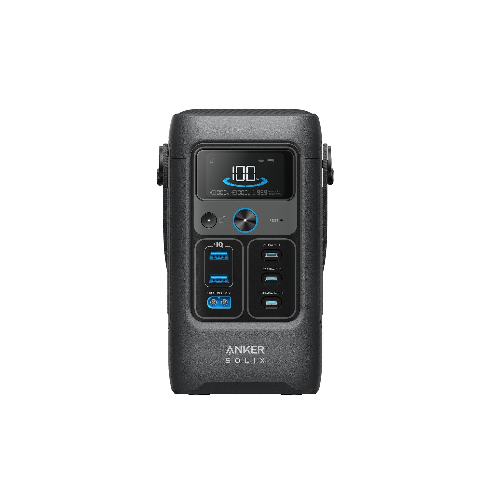 Anker SOLIX C200X 200W/192Wh Portable DC Power Station with 140W 2-Way Fast Charging and 100W Sonar Panel