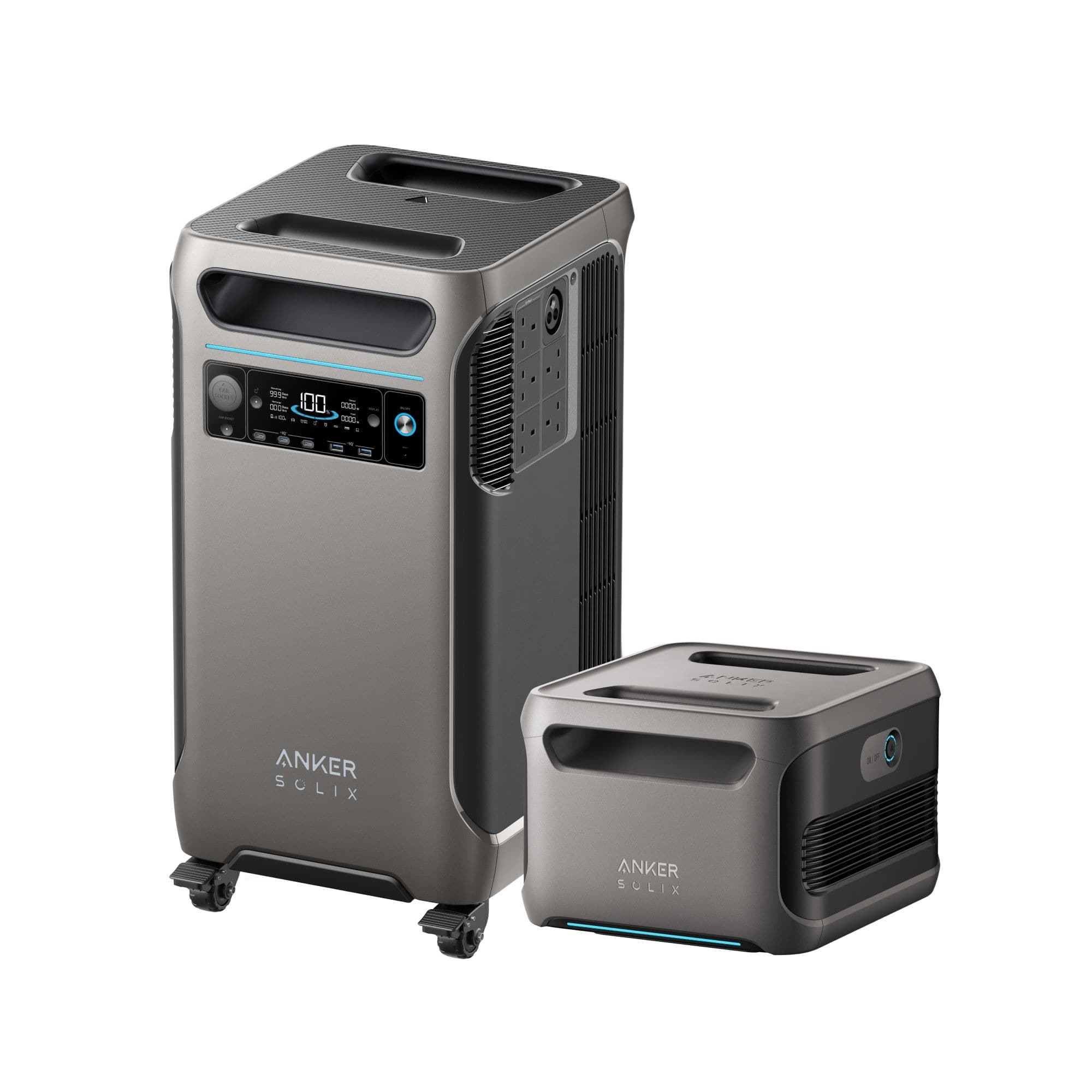 Anker SOLIX F3800Plus 6000W/7680Wh Solar Power Solution/Whole Home Backup with Expansion Battery