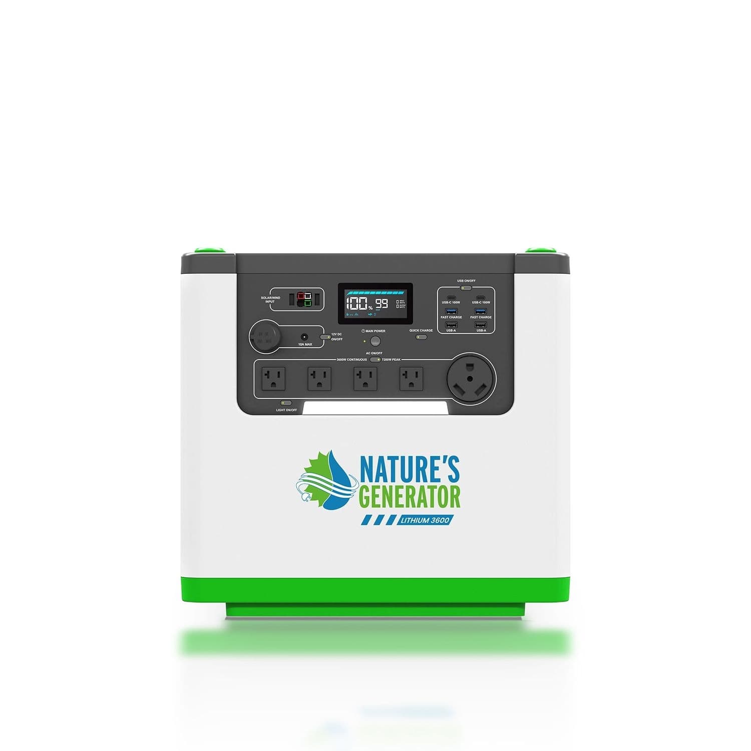 Nature's Generator 3600W Running/7200W Peak Solar Generator