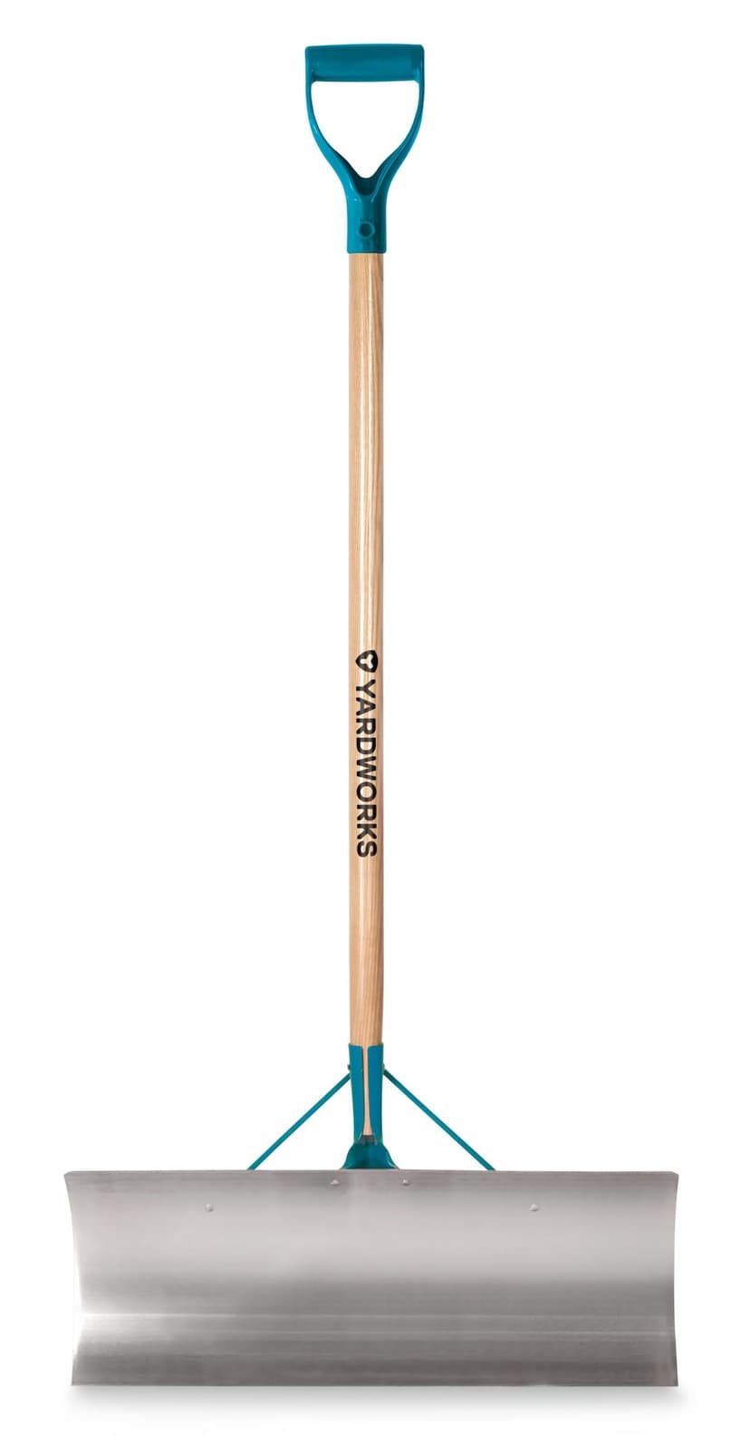 Yardworks HD Aluminum Snow Shovel, Pusher, 24-in
