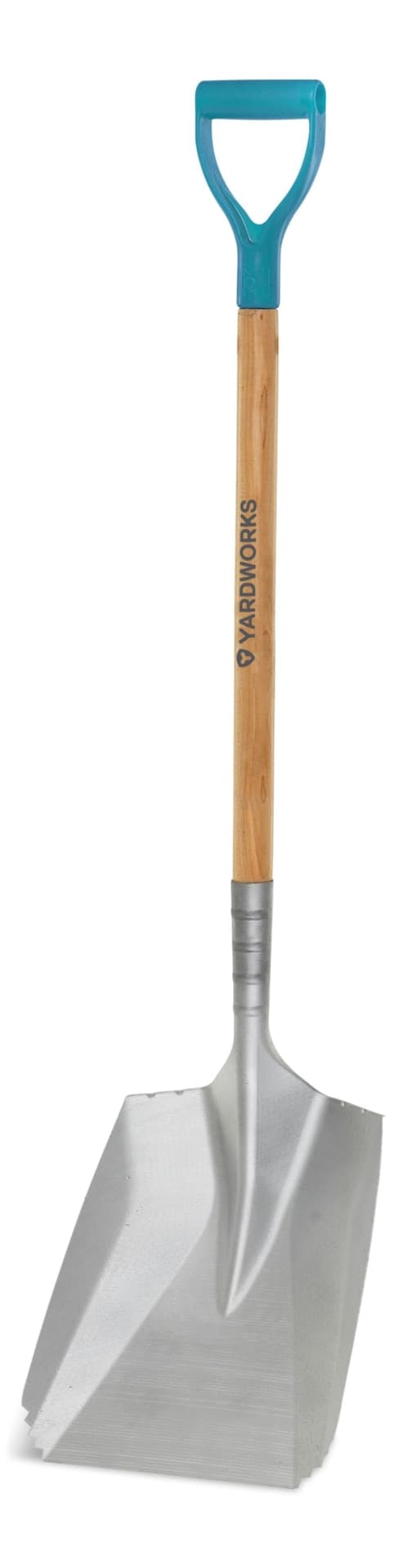 Yardworks Heavy Duty Serrated Edge Aluminum Snow Scoop Shovel, 11-in