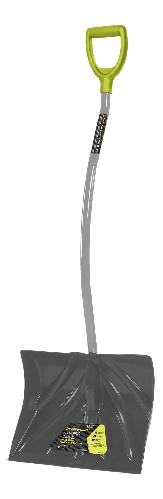 Yardworks SnowPro Ergolite Snow Shovel, Scoop 18-in