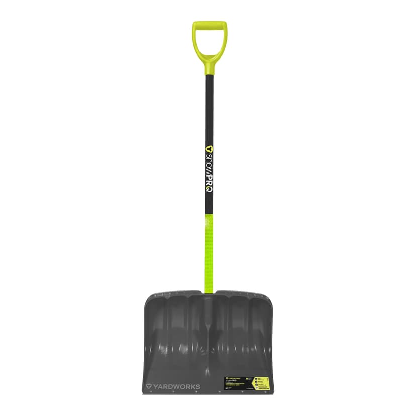 Yardworks SnowPro High Visibility Snow Shovel, 19-in