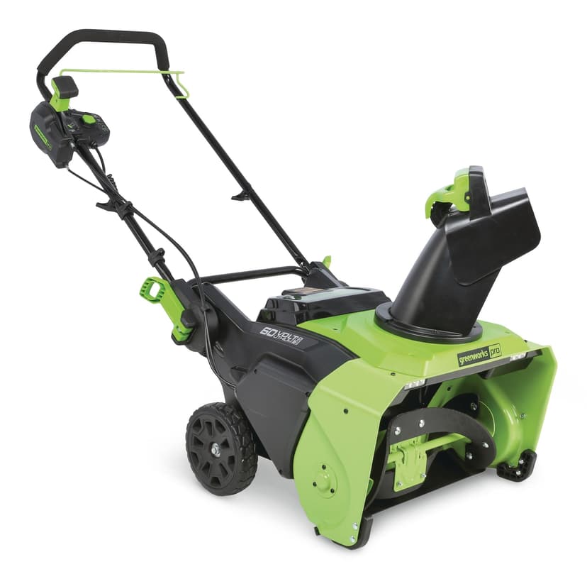 Greenworks 60V 5Ah Single Stage Cordless Snowblower, 22-in, with Battery and Charger