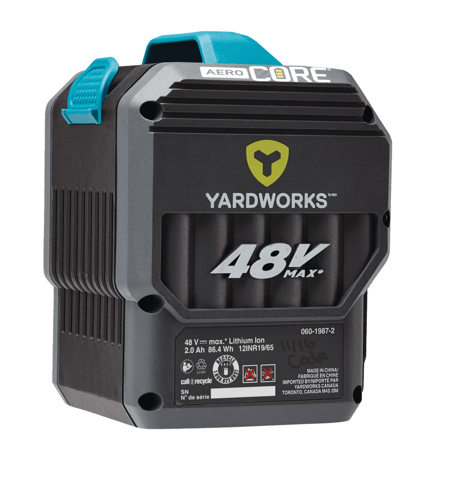 Yardworks 48V Max 2Ah Replacement Lithium-Ion Battery
