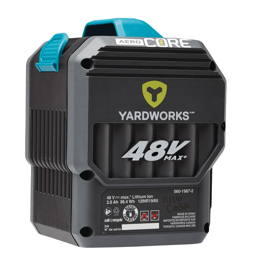 Yardworks 48V Max 2Ah Replacement Lithium-Ion Battery