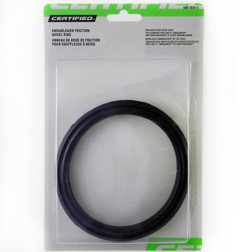 Certified Universal Snowblower Friction Wheel Ring, for 18-in x 4-in x 8-in Tire