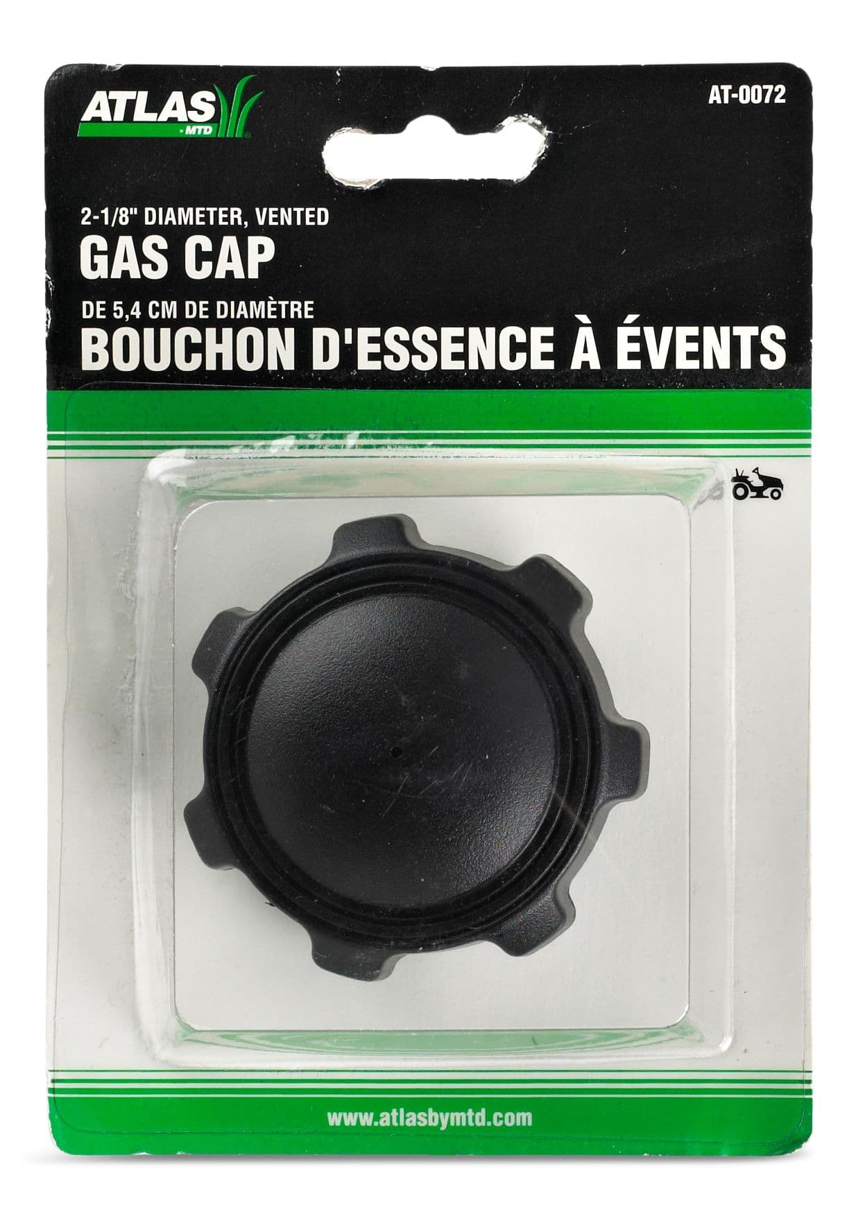 Atlas Briggs and Stratton Lawn Tractor Replacement Gas Cap, Vented 2-1/8-in