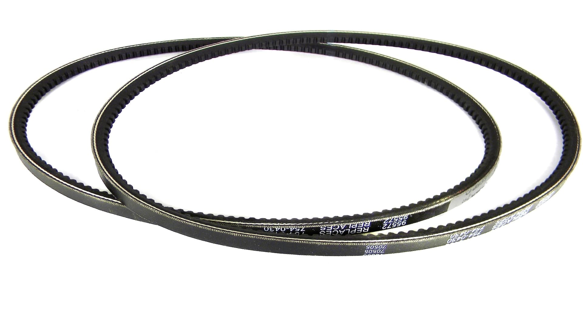 Certified Snowblower RePlacement Auger Belt 2 Pc. Set, 3/8 x 34.9-in