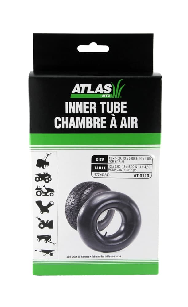 Atlas Lawn Tractor/Riding Mower Replacement Tire Inner Tube, 13 x 5-in