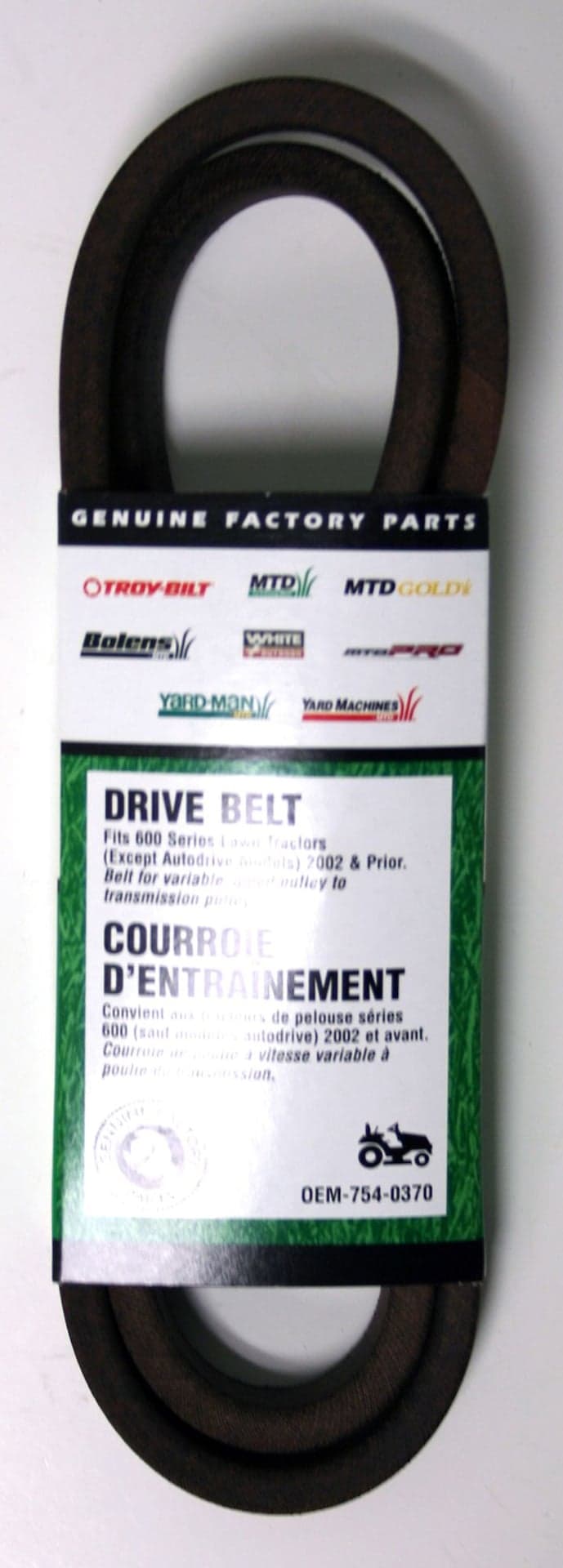 MTD Lawn Tractor RePlacement Autodrive Transmission Belt, 600 Series