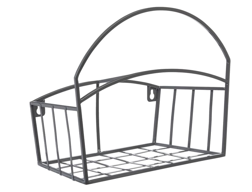 Garden Club Metal Garden Hose Hanger/Holder/Butler with Storage Shelf, 125-ft