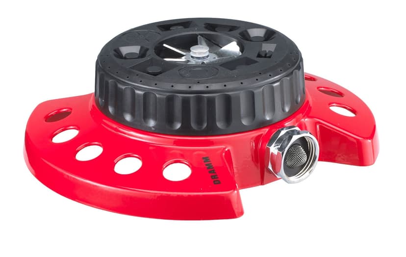 Dramm ColorStorm™ 9-Pattern Turret Lawn Sprinkler, Assorted Colours, 575 sq.ft