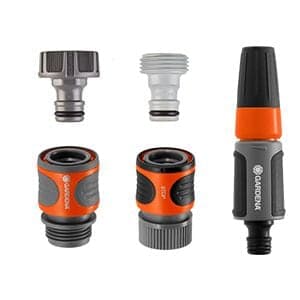 Gardena Classic Hose Accessories Quick Connect Starter Set, 5-pc