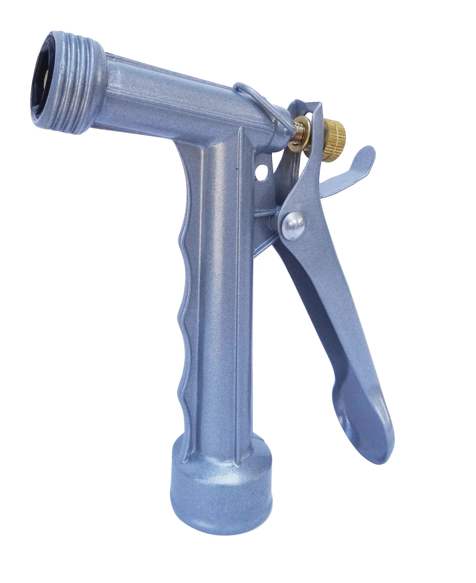 Garden Club Metal Adjustable Rear-Trigger Garden Water Hose Pistol Nozzle