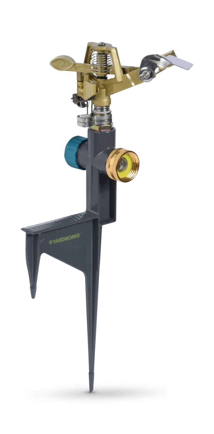 Yardworks Impulse Sprinkler on 2-prong Metal Spike, 5790 sq.ft