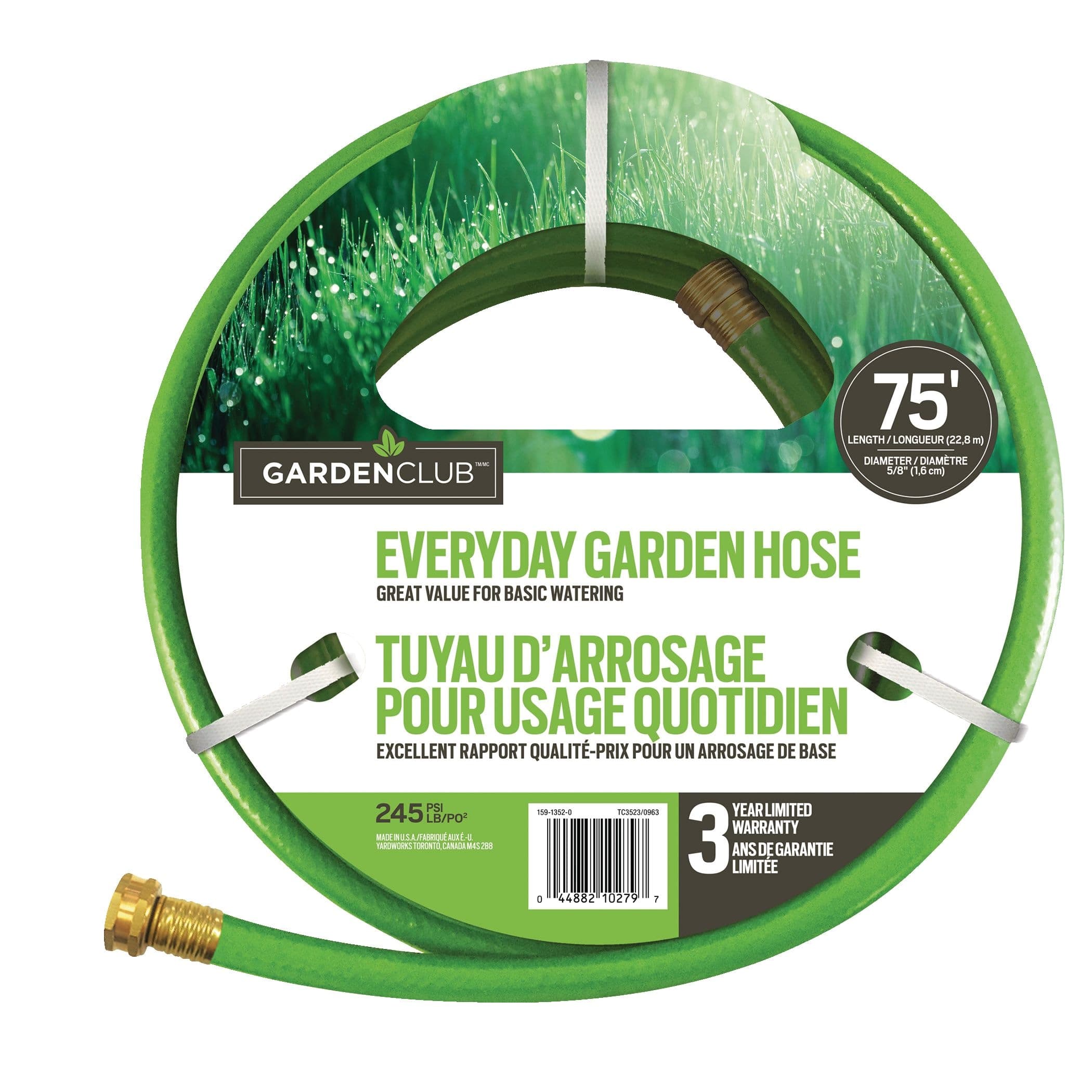 Garden Club Everyday Medium Duty Hose, 75-ft