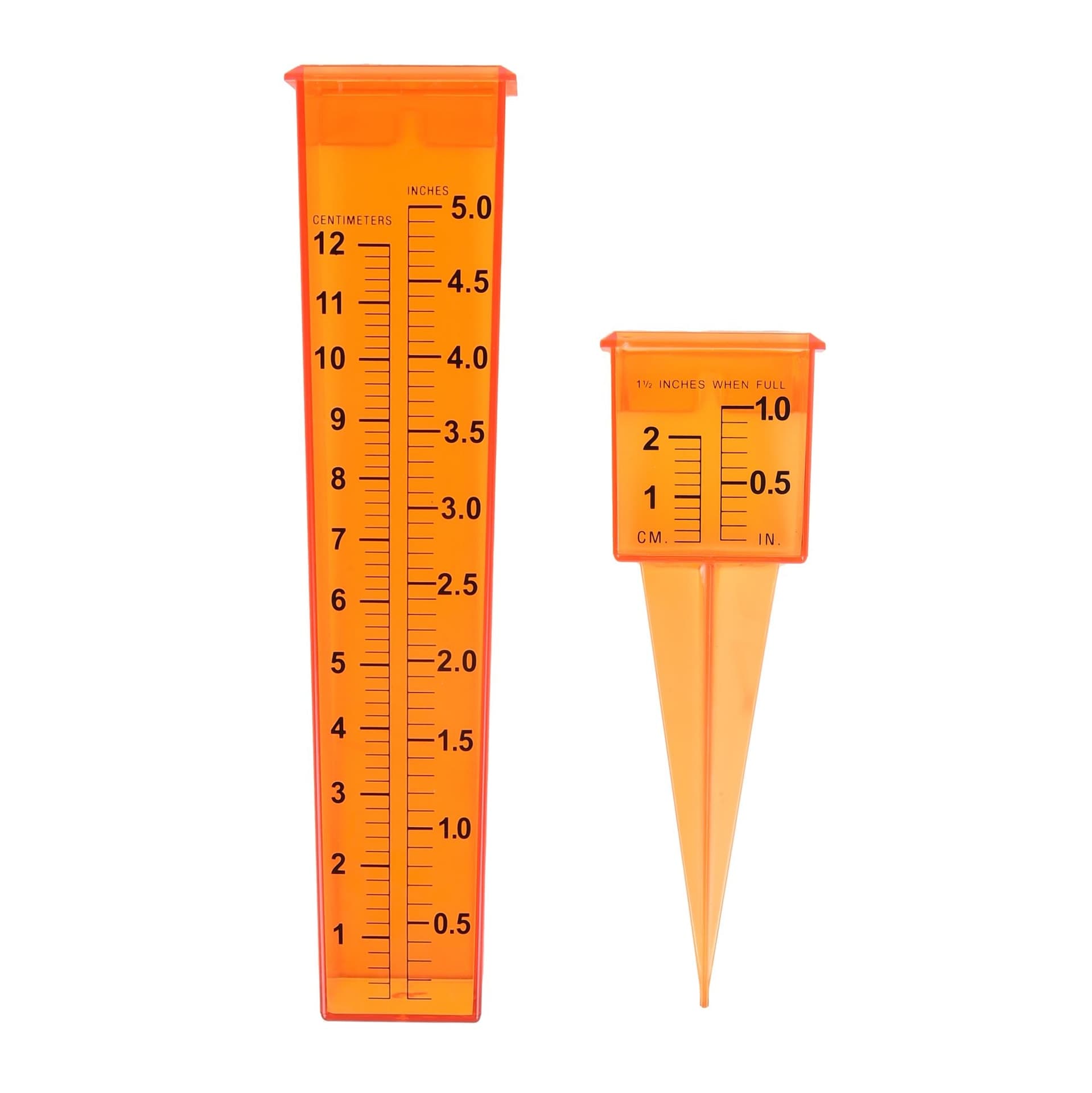 Garden Club Rain Gauge Set, 2-pc