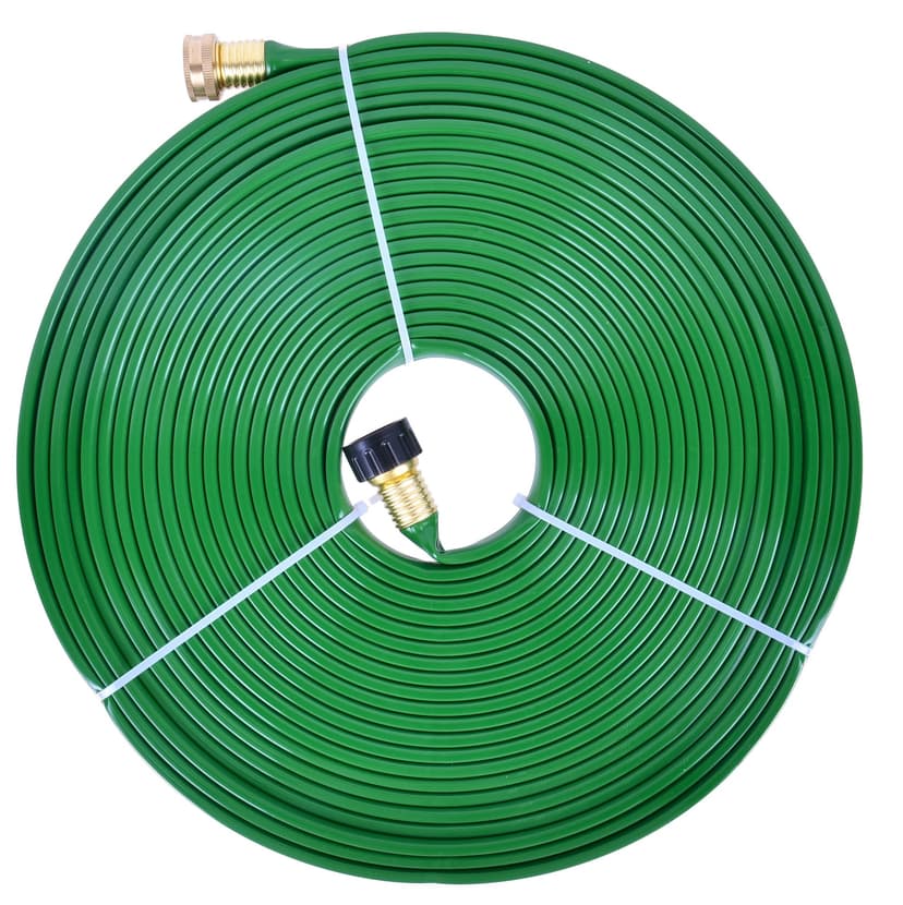 Garden Club Sprinkler Hose with Durable Brass Couplings, 50-ft