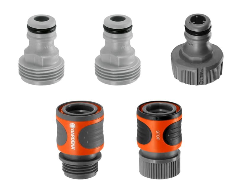 Gardena Classic Plastic Quick Connect Starter Set, 5-pc