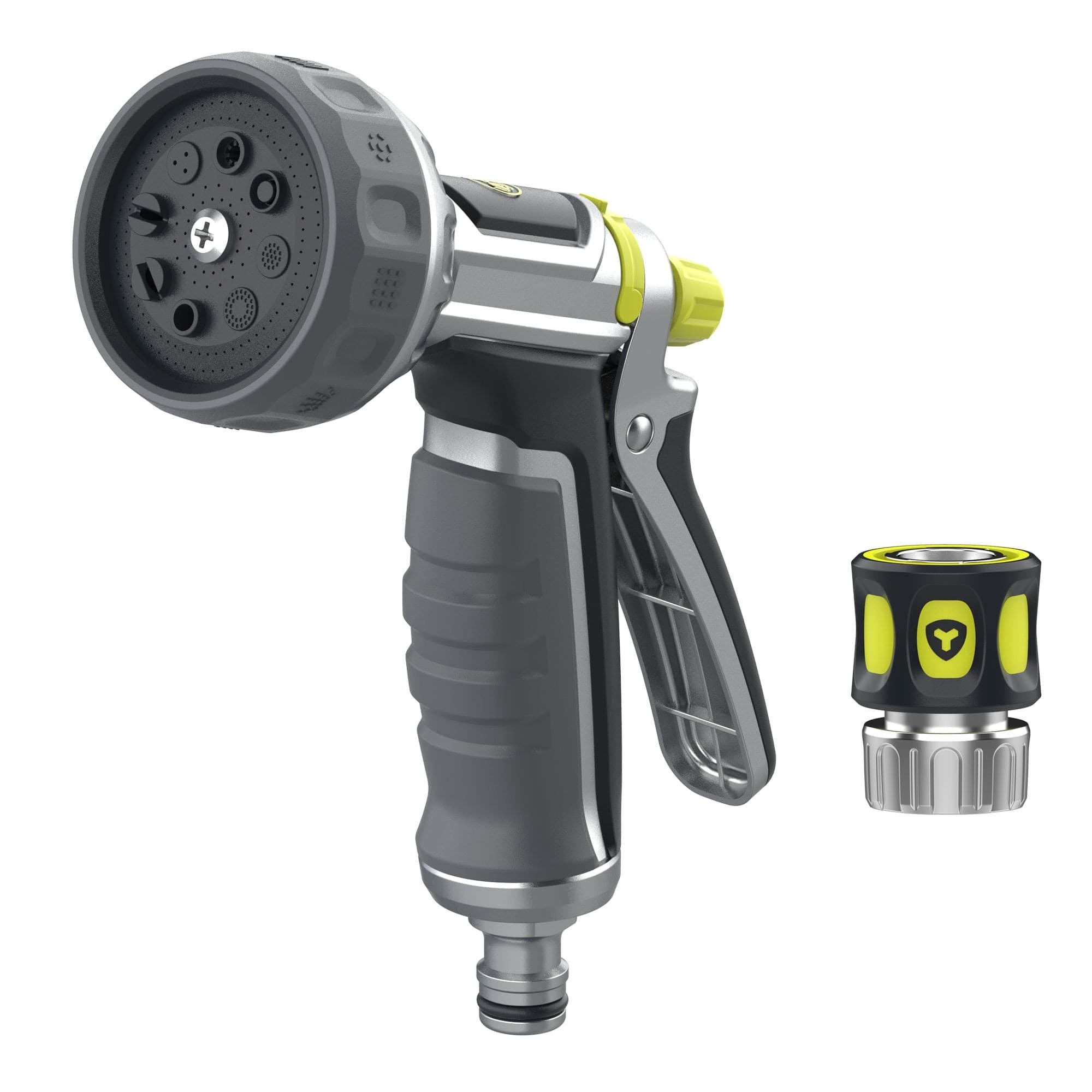 Yardworks ProFlex Rear Trigger 8-Pattern Quick Connect Nozzle