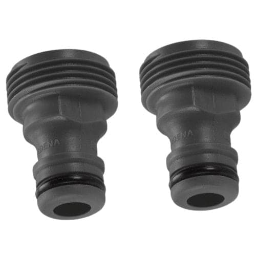 Gardena Plastic Accessory Connector, Grey, 2-pc