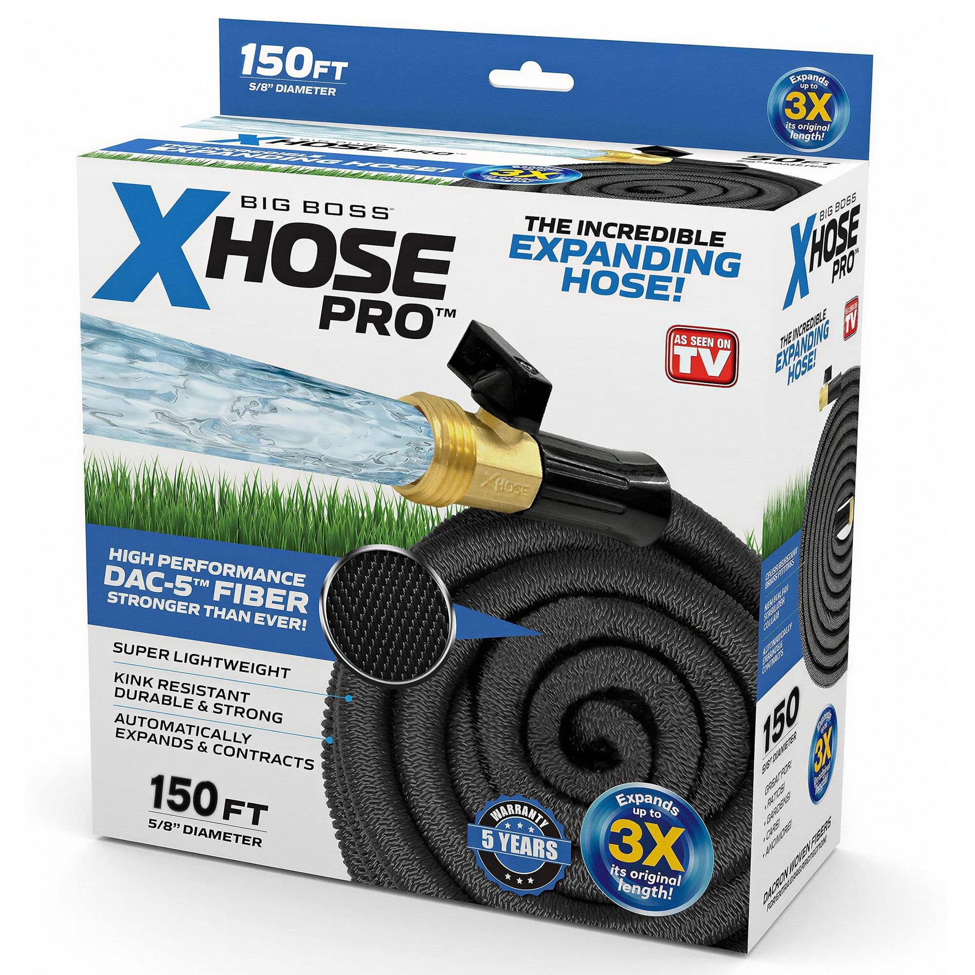 Xhose Pro Lightweight Expandable Hose, 500 PSI, 150-ft
