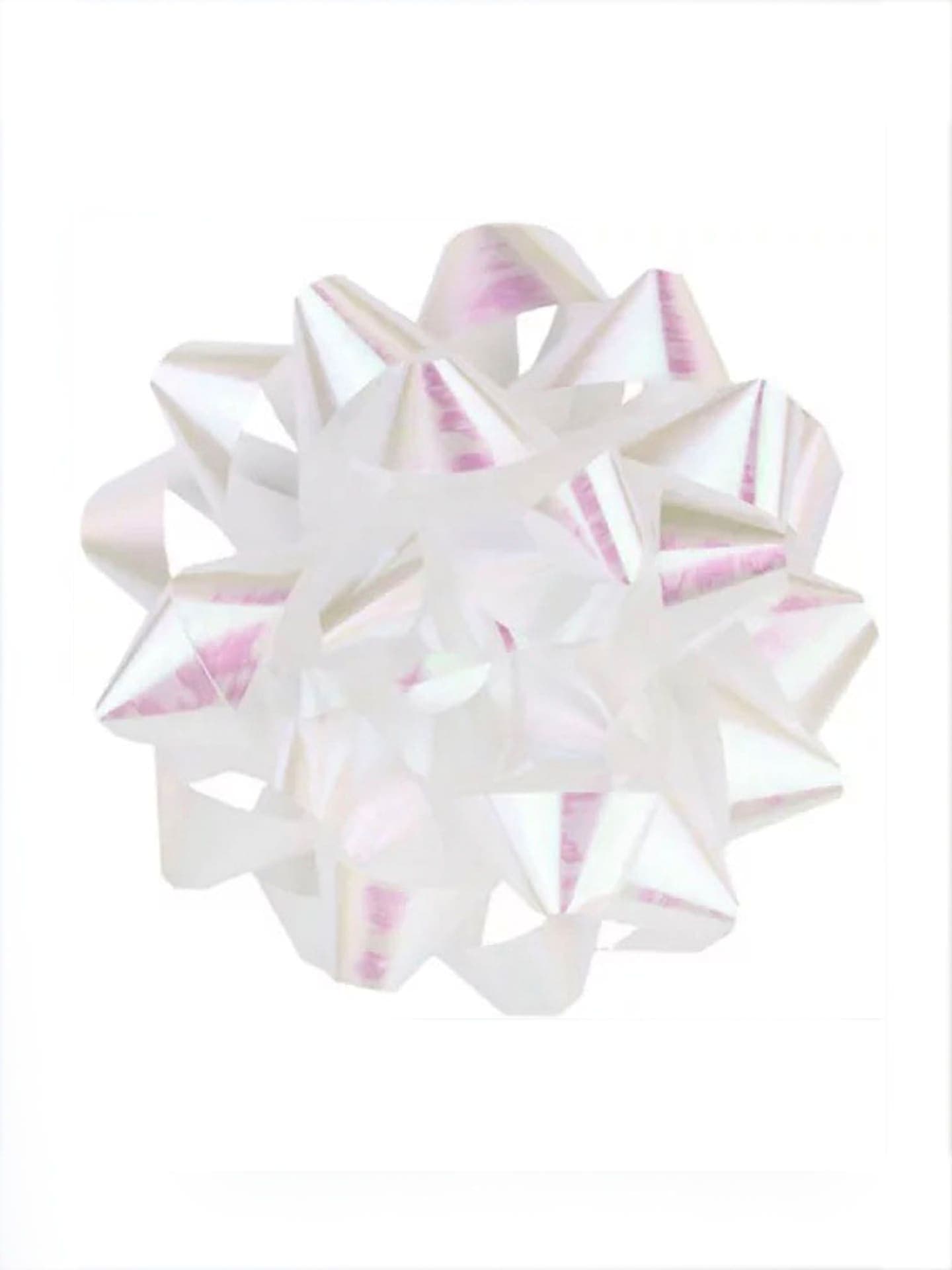 Gift Wrapping Bow, White, 9-in, for Graduation/Birthday/Wedding