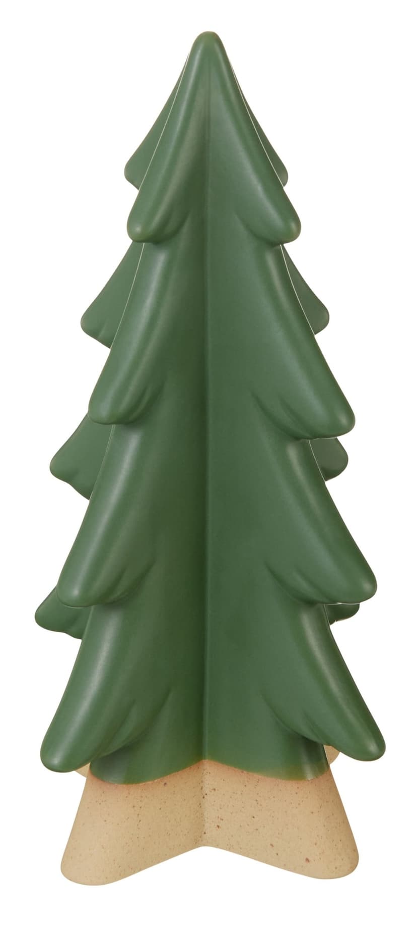 CANVAS Christmas Tabletop Decoration Ceramic Tree, Green, 8.5-in
