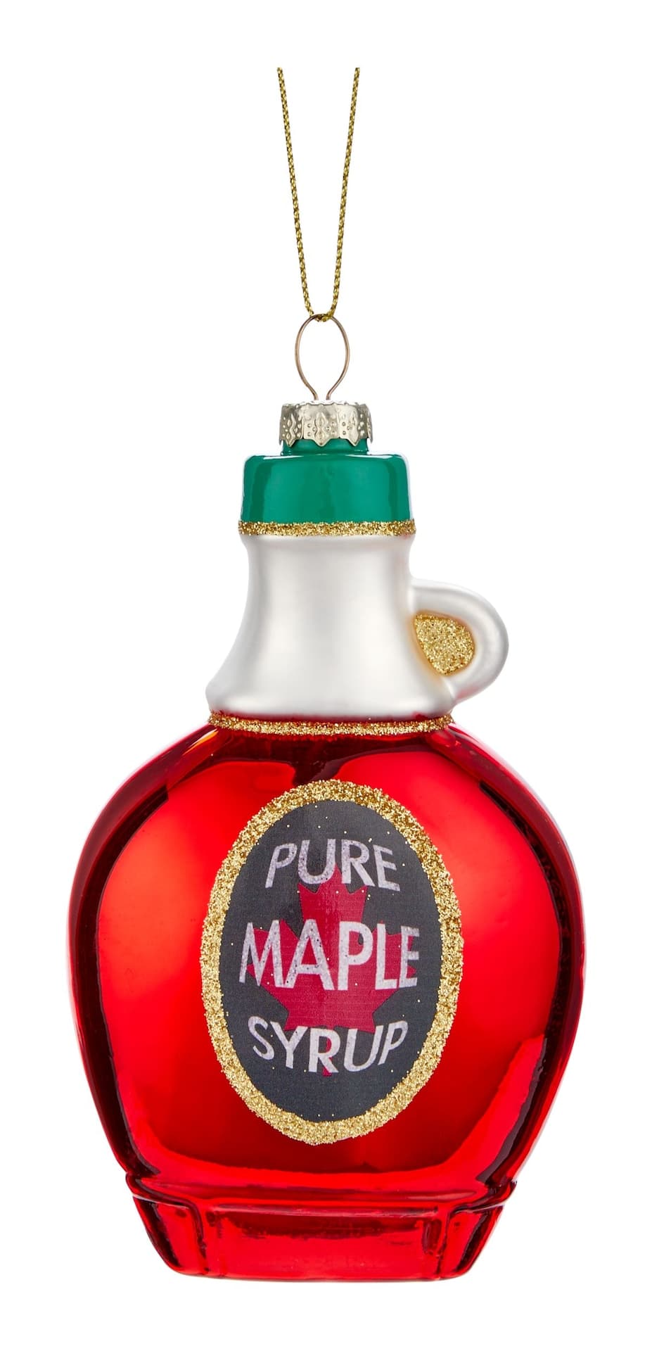 CANVAS Canadian Christmas Collection Maple Syrup Bottle Ornament