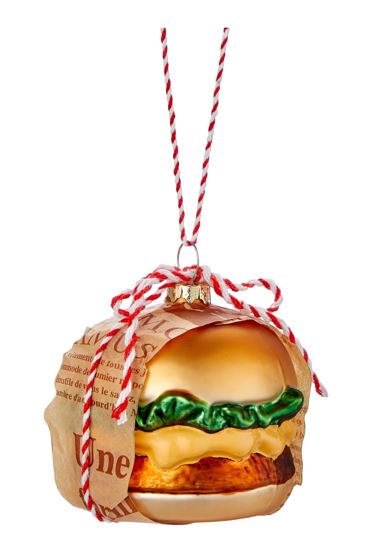 CANVAS Brights Collection Decoration Burger Christmas Ornament