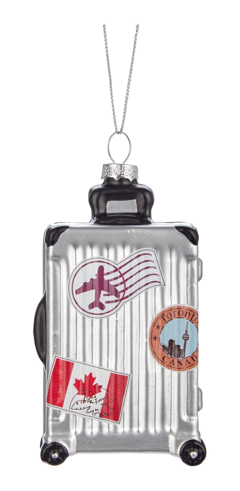 CANVAS Merry & Bright Collection Decoration Suitcase Christmas Ornament