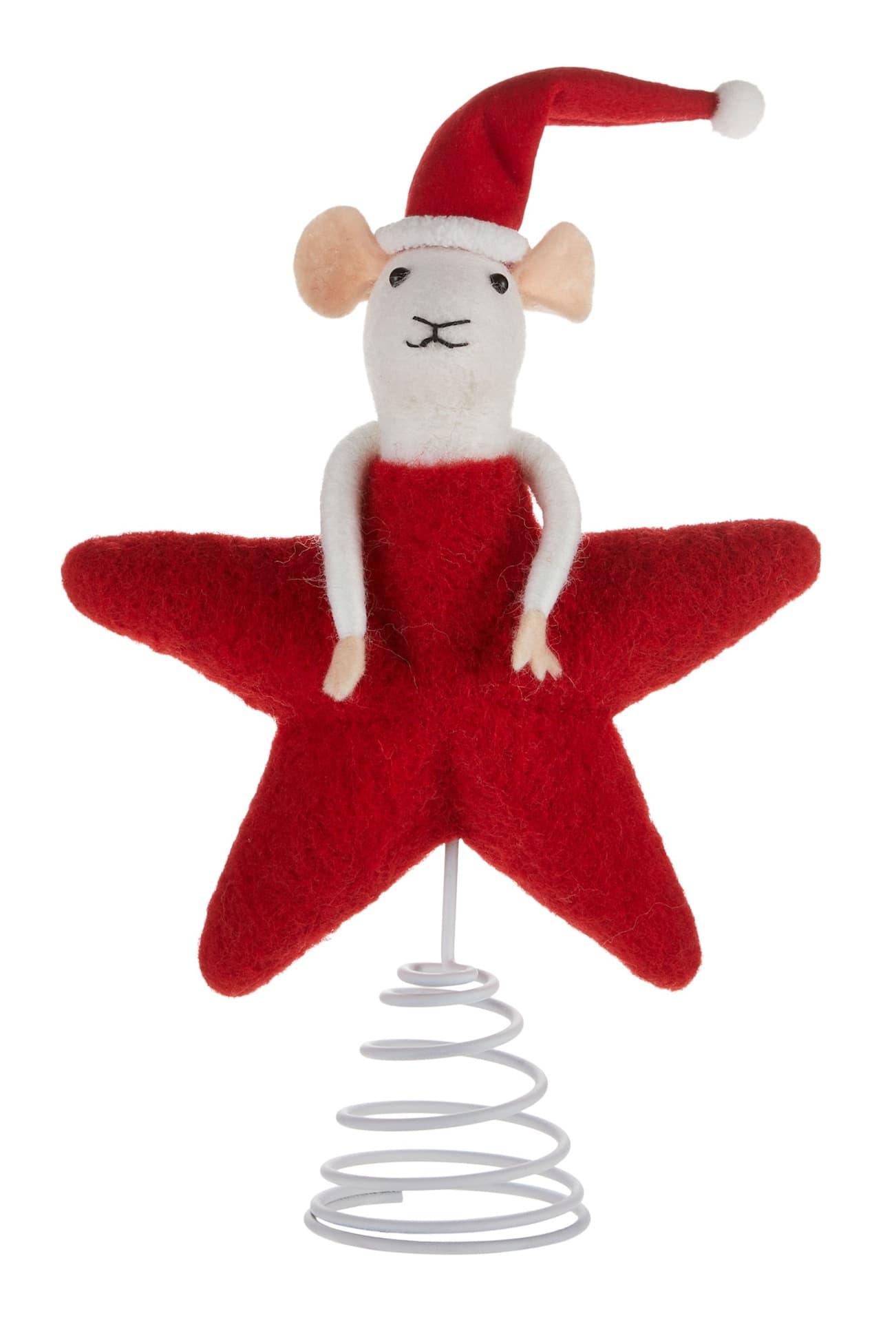 CANVAS Santa's Workshop Trend Collection Star Mouse Tree Topper